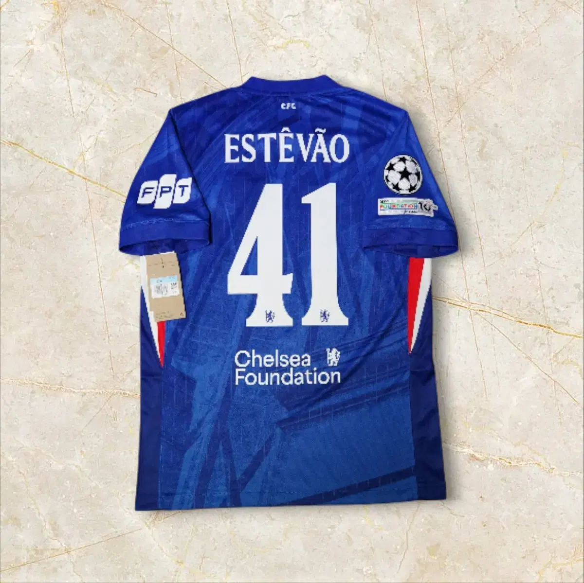 チェルシーユニフォームホーム長袖25／26 エステバン 海外 M] 25